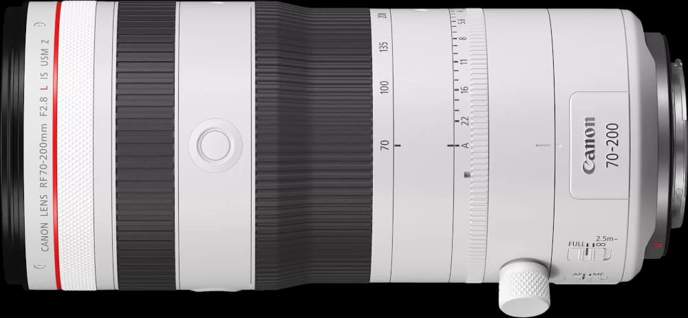 Canon RF70-200mm F2.8 L IS USM Z - Orthographic