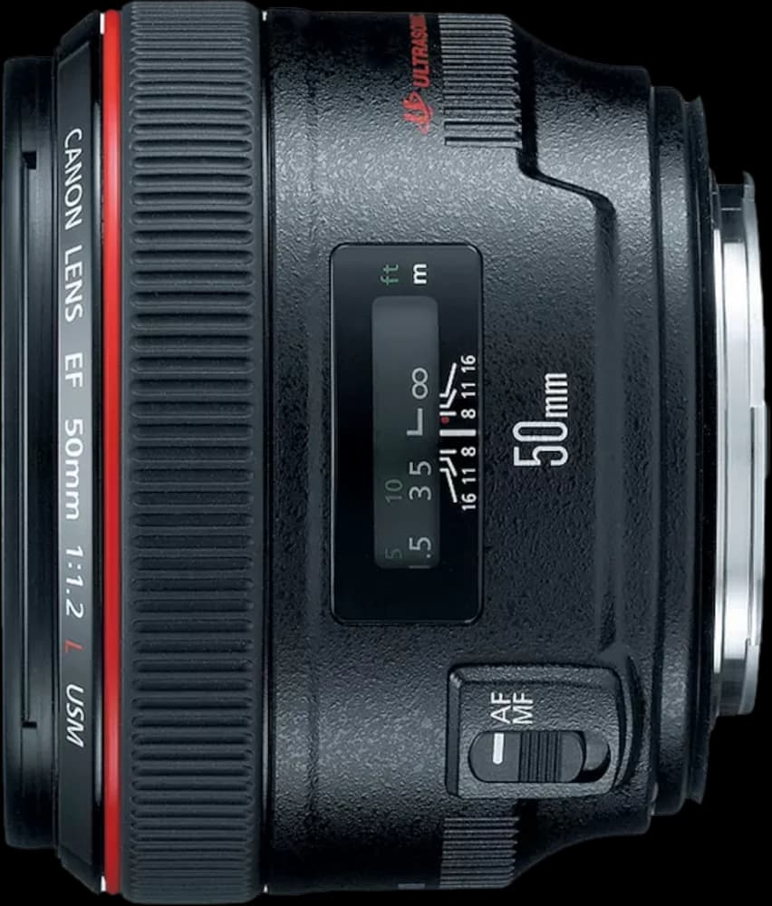 Canon EF 50mm f/1.2L USM - Orthographic