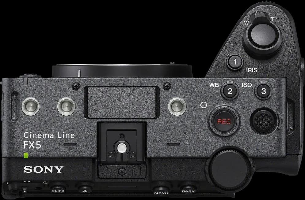 Sony FX5 - Top View